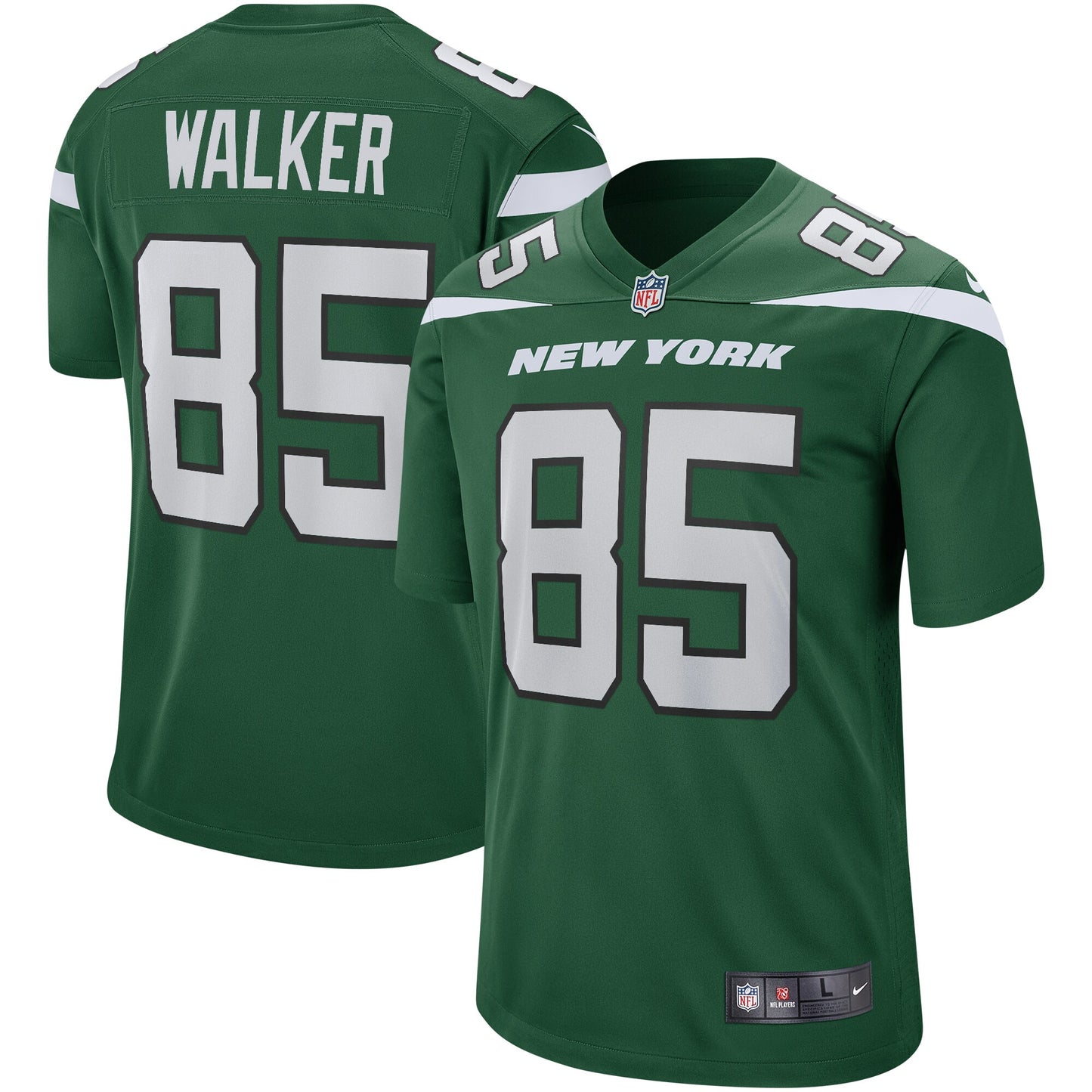 Wesley Walker New York Jets Nike Game Retired Player Jersey - Gotham Green