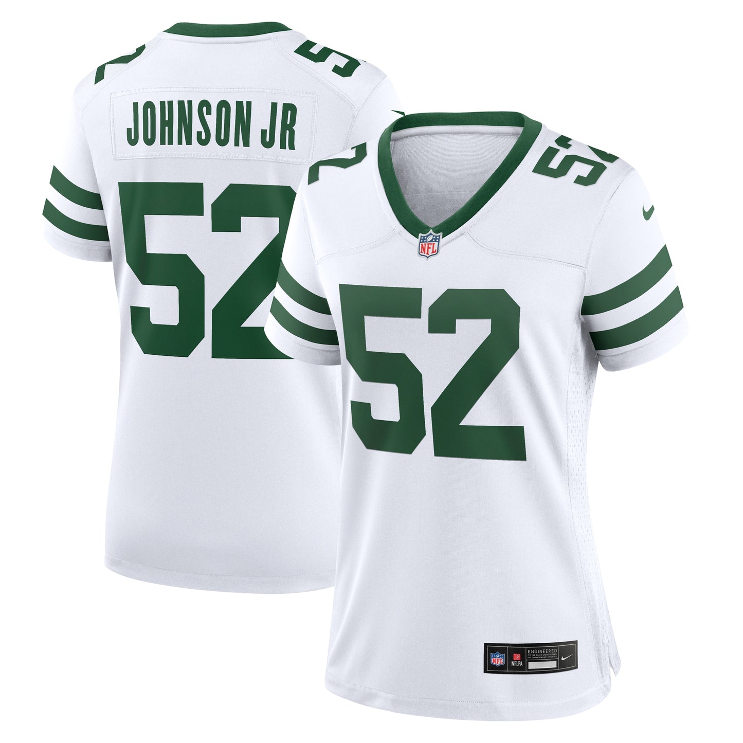 Jermaine Johnson II New York Jets Nike Women's Legacy Player Game Jersey - White