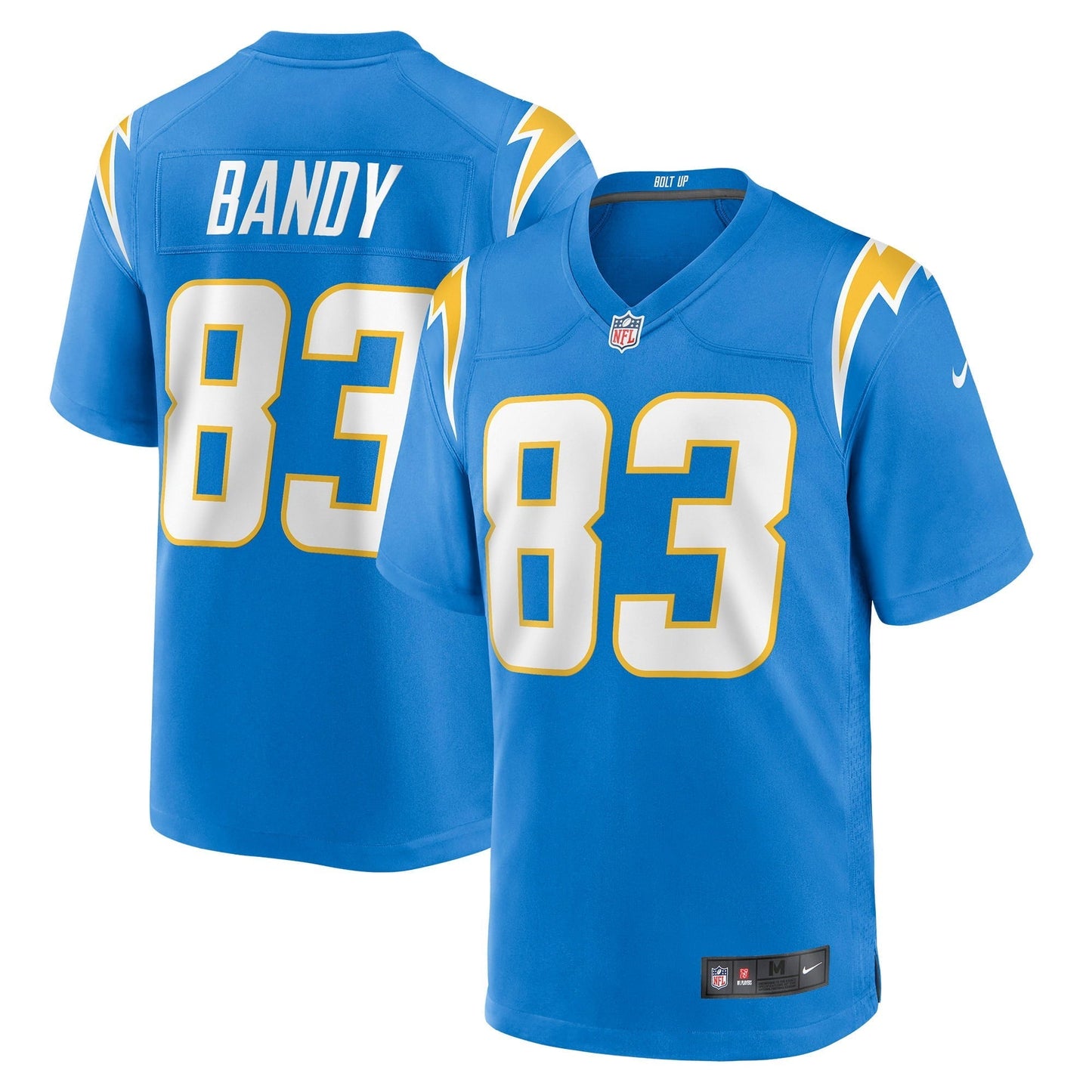 Men's Nike Michael Bandy Powder Blue Los Angeles Chargers Player Game Jersey