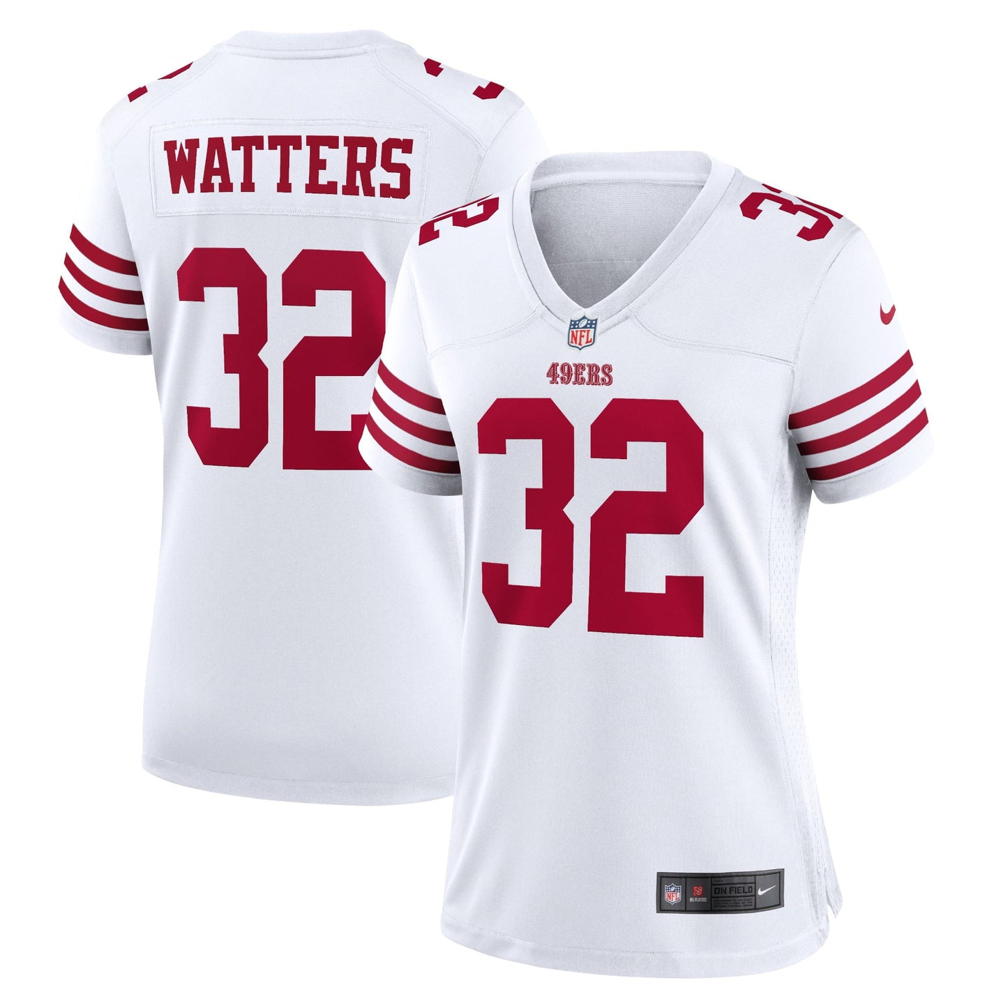 Women's Nike Ricky Watters White San Francisco 49ers Retired Player Game Jersey