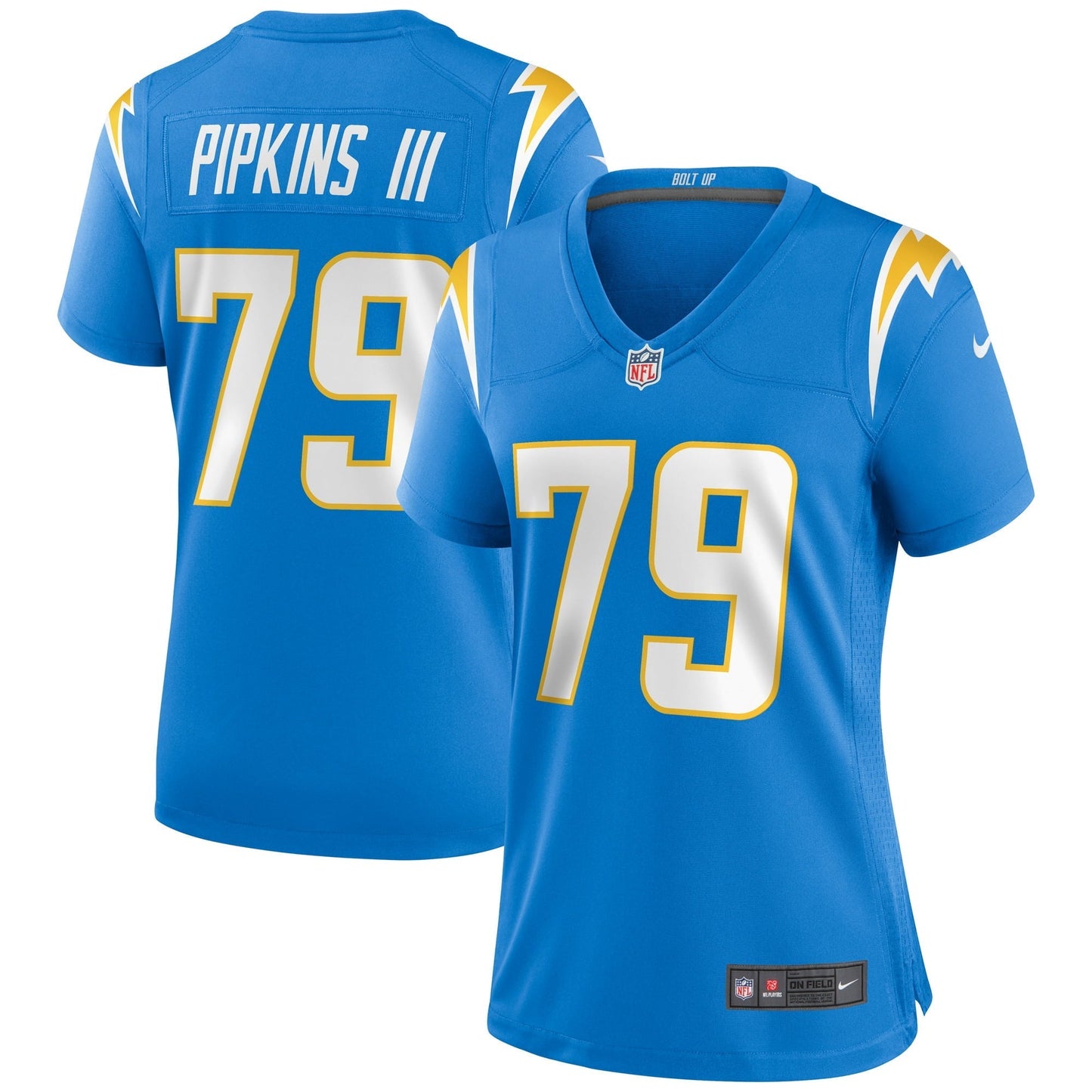 Women's Nike Trey Pipkins III Powder Blue Los Angeles Chargers Game Jersey