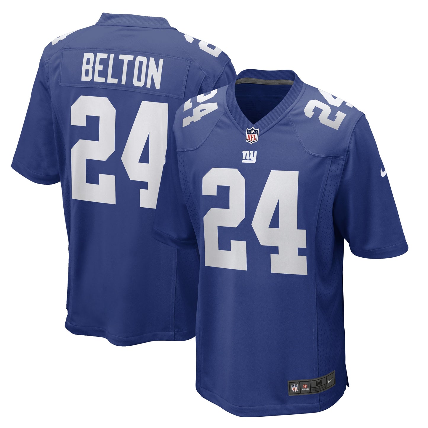 Dane Belton New York Giants Nike Game Player Jersey - Royal