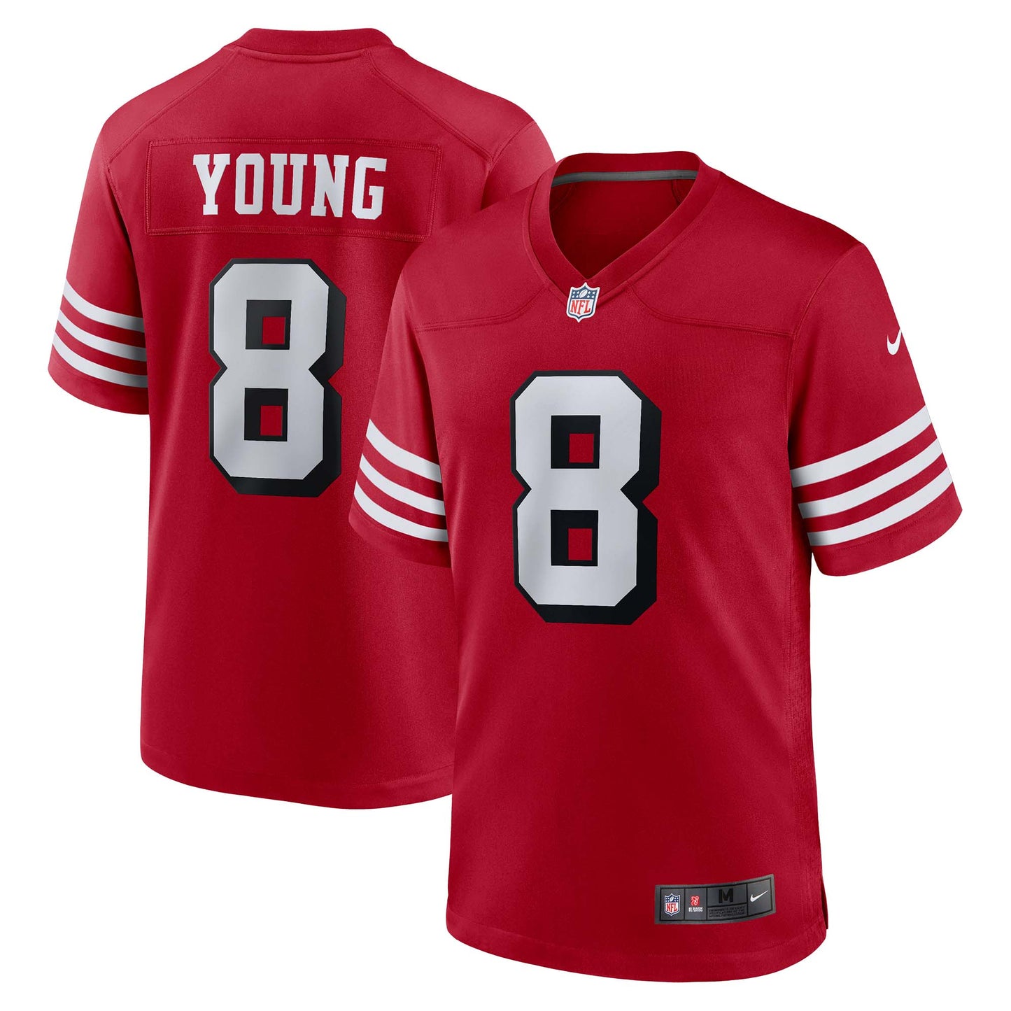 Steve Young San Francisco 49ers Nike Retired Alternate Game Jersey - Scarlet