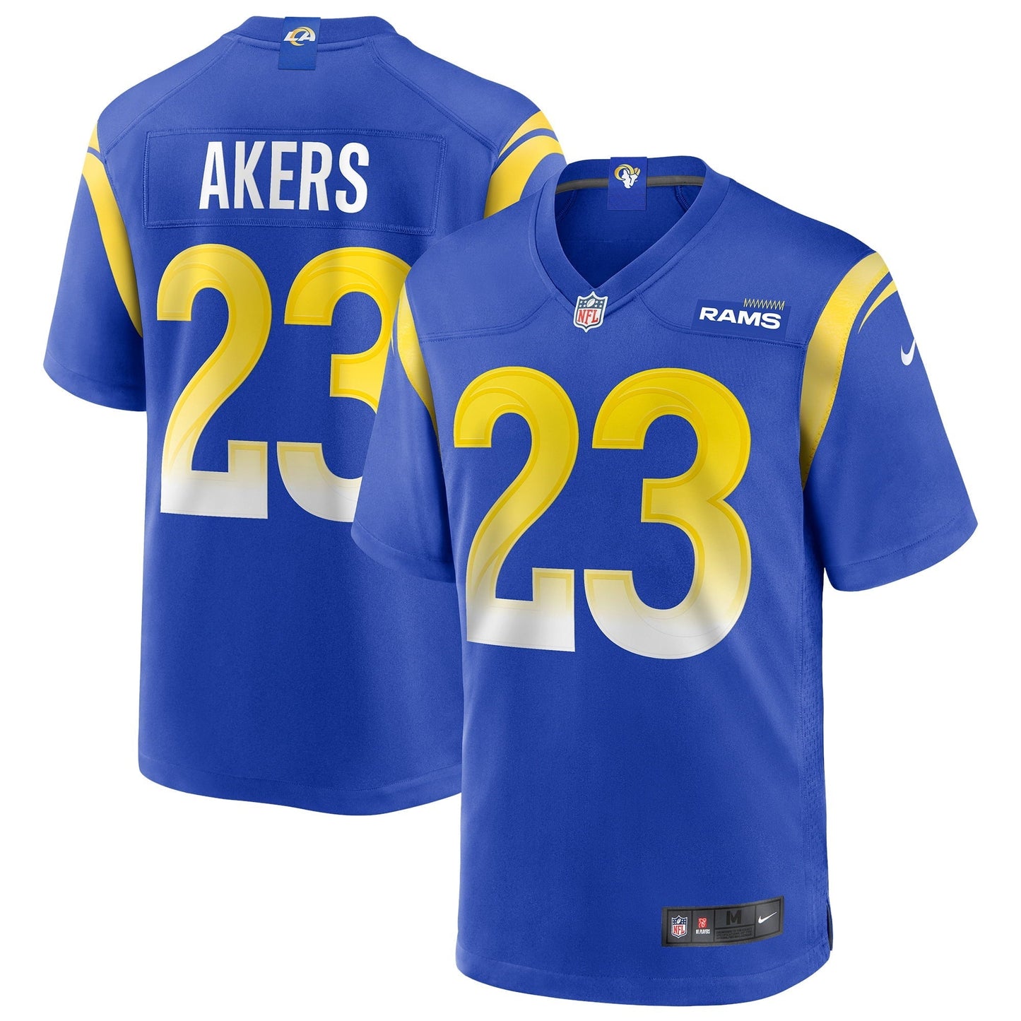 Men's Nike Cam Akers Royal Los Angeles Rams Game Player Jersey