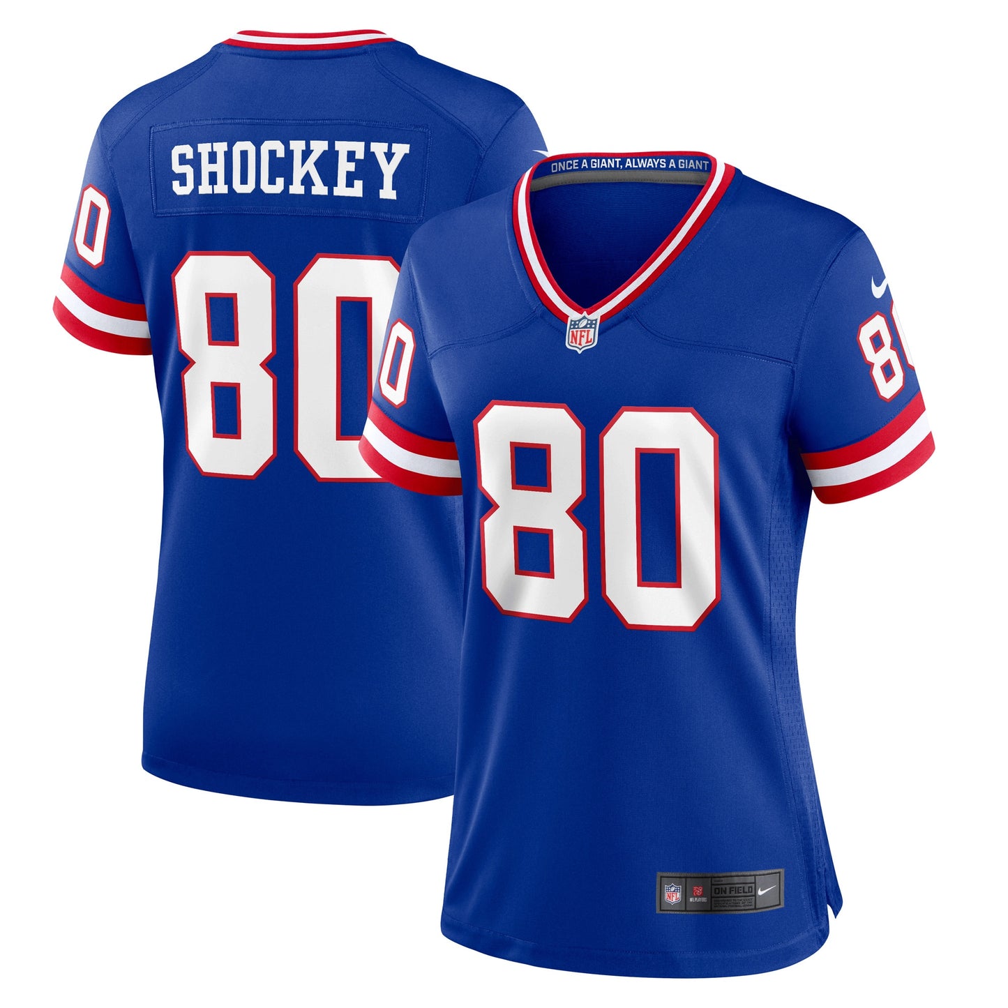 Jeremy Shockey New York Giants Nike Women's Classic Retired Player Game Jersey - Royal