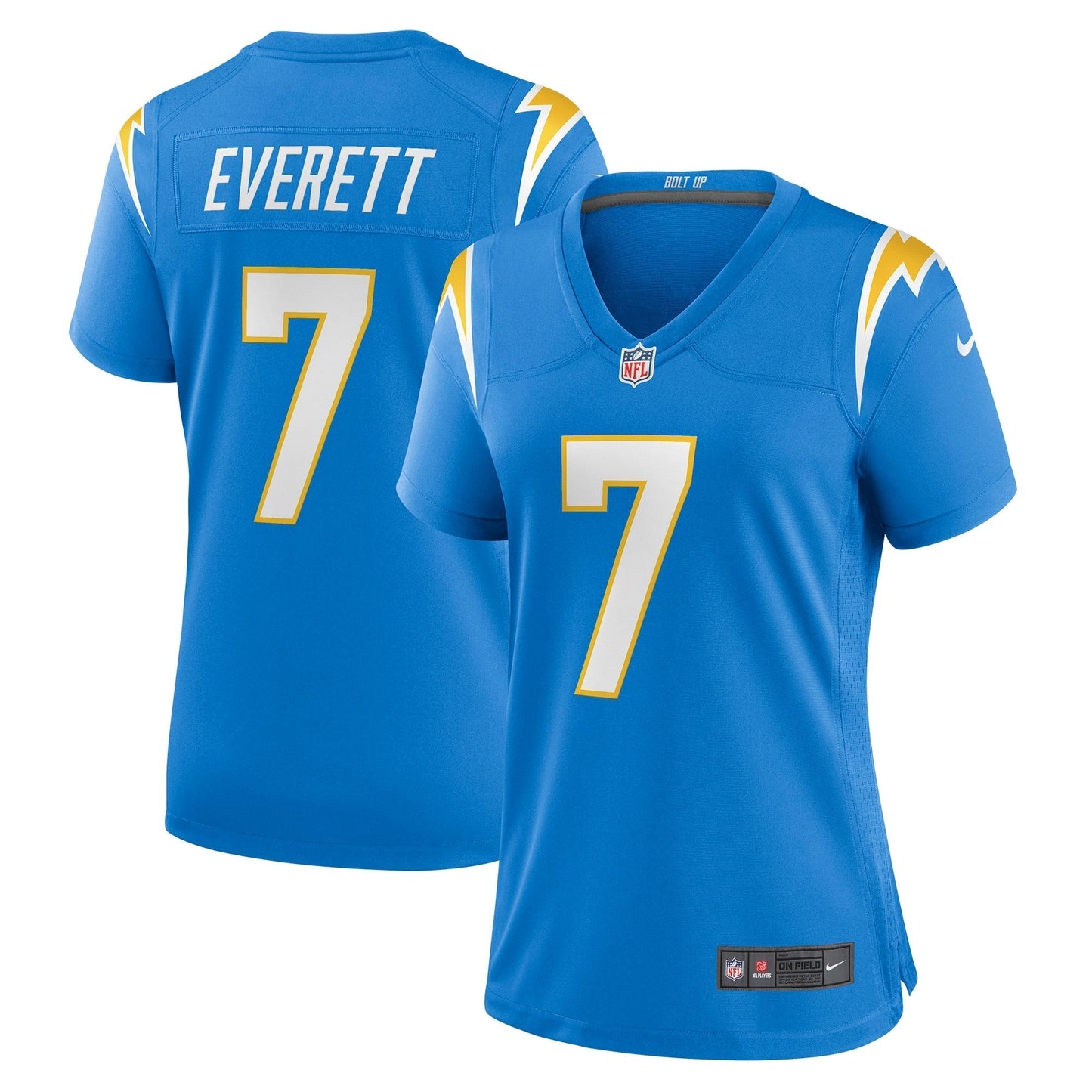 Women's Nike Gerald Everett Powder Blue Los Angeles Chargers Player Game Jersey