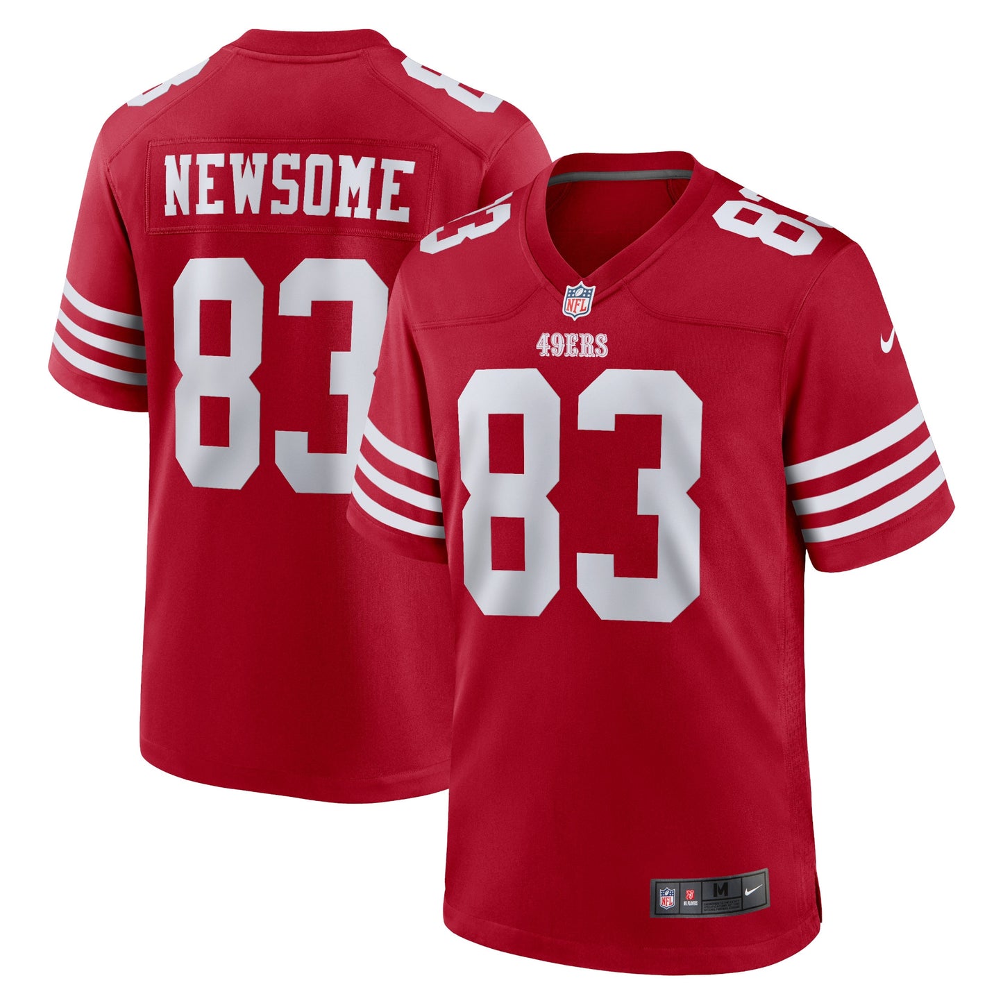 Dazz Newsome San Francisco 49ers Nike Home Game Player Jersey - Scarlet