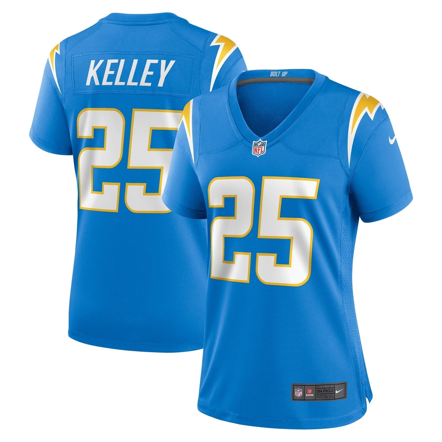 Women's Nike Joshua Kelley Powder Blue Los Angeles Chargers Player Game Jersey
