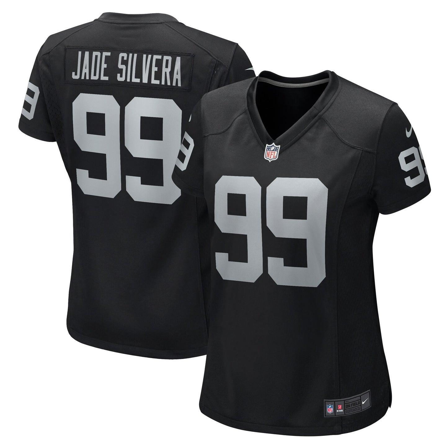 Nesta Jade Silvera Las Vegas Raiders Nike Women's Team Game Jersey -  Black