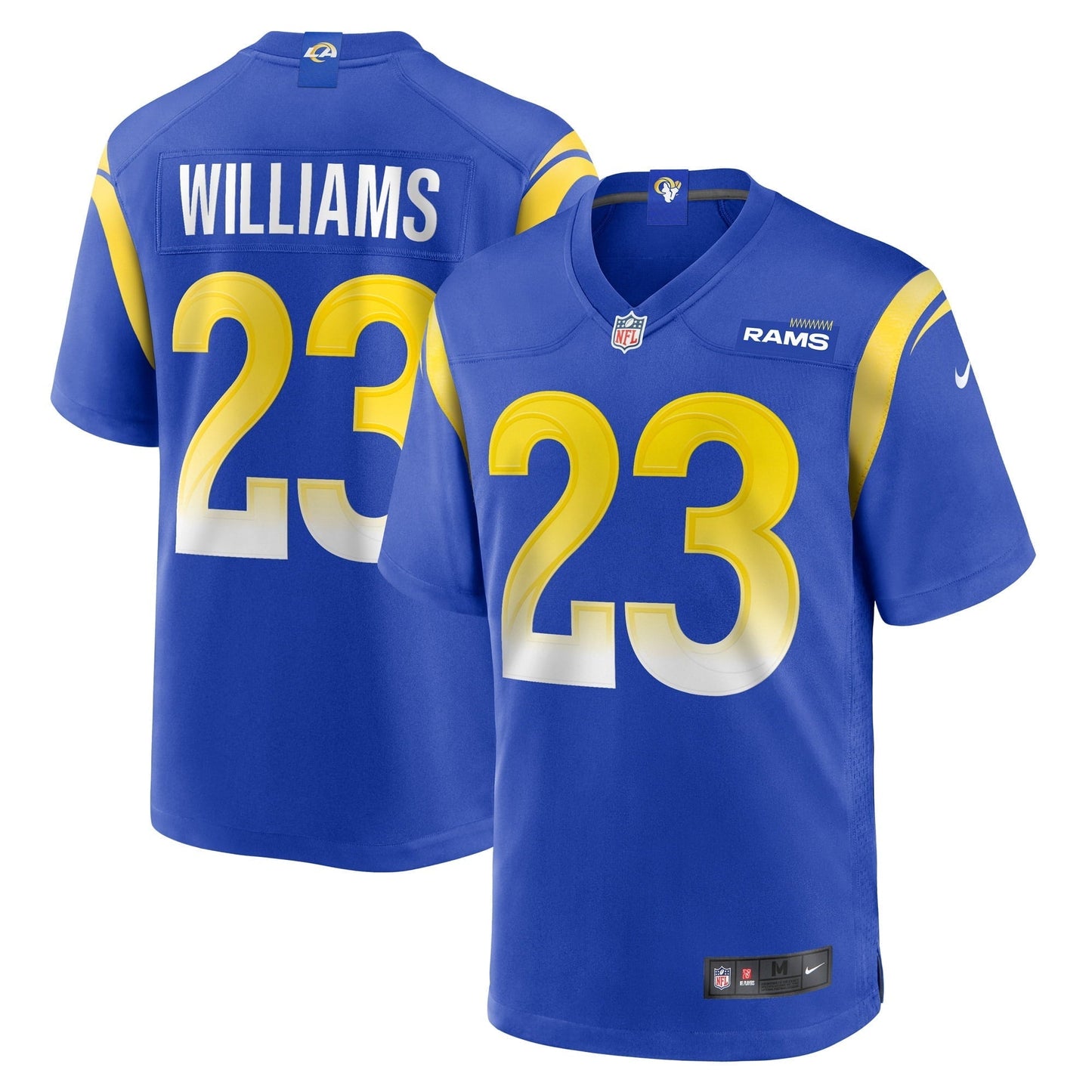 Men's Nike Kyren Williams Royal Los Angeles Rams Game Player Jersey