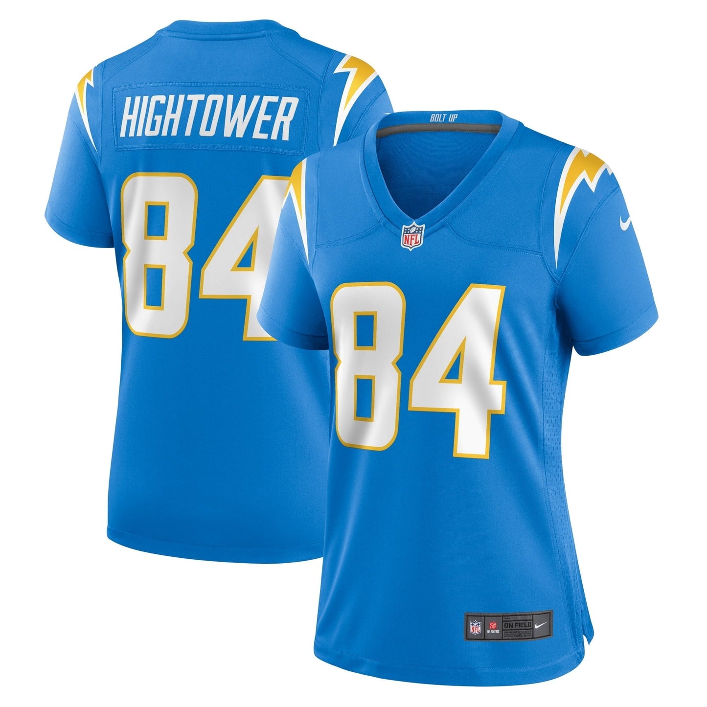 Women's Nike John Hightower Powder Blue Los Angeles Chargers Home Game Player Jersey
