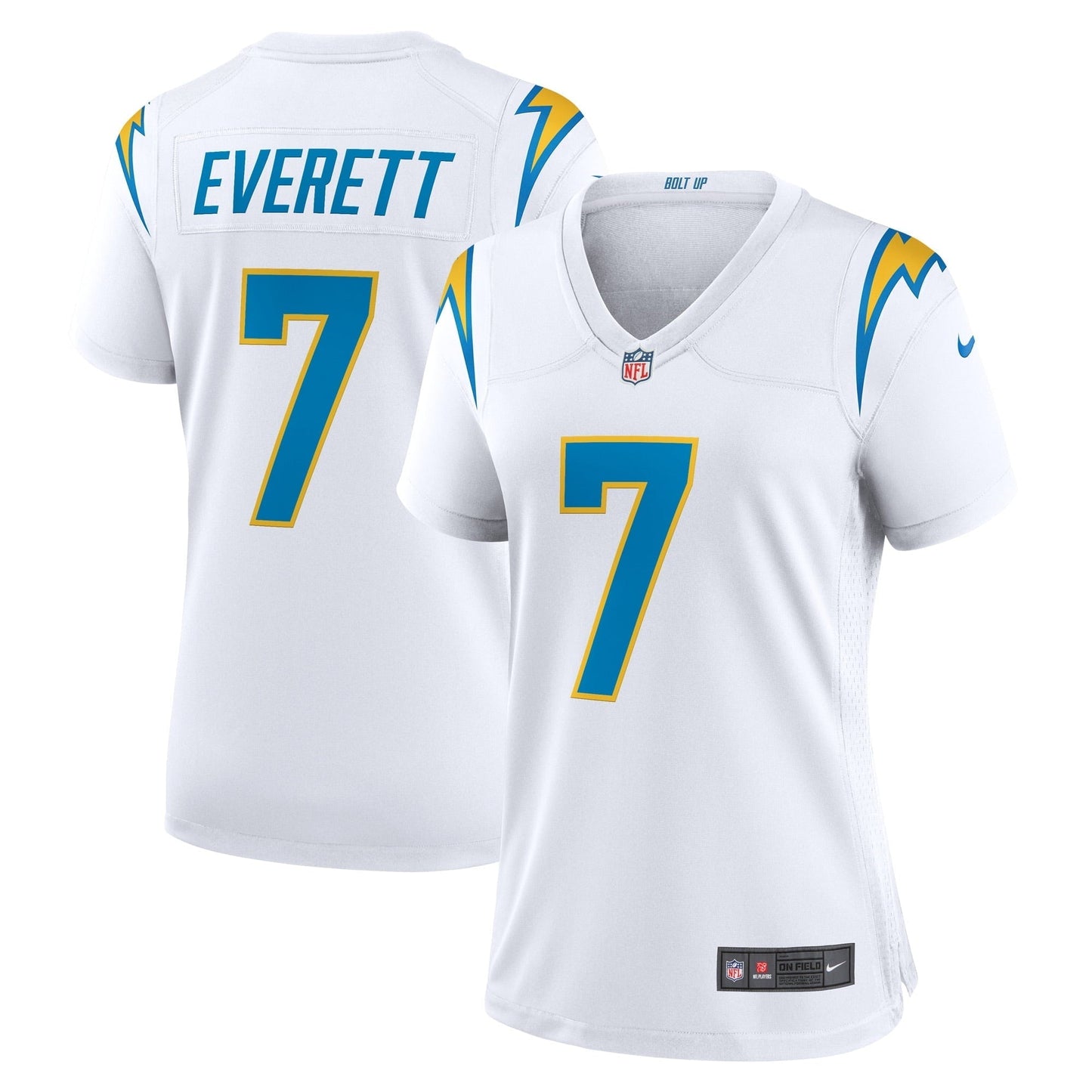 Women's Nike Gerald Everett White Los Angeles Chargers Game Player Jersey