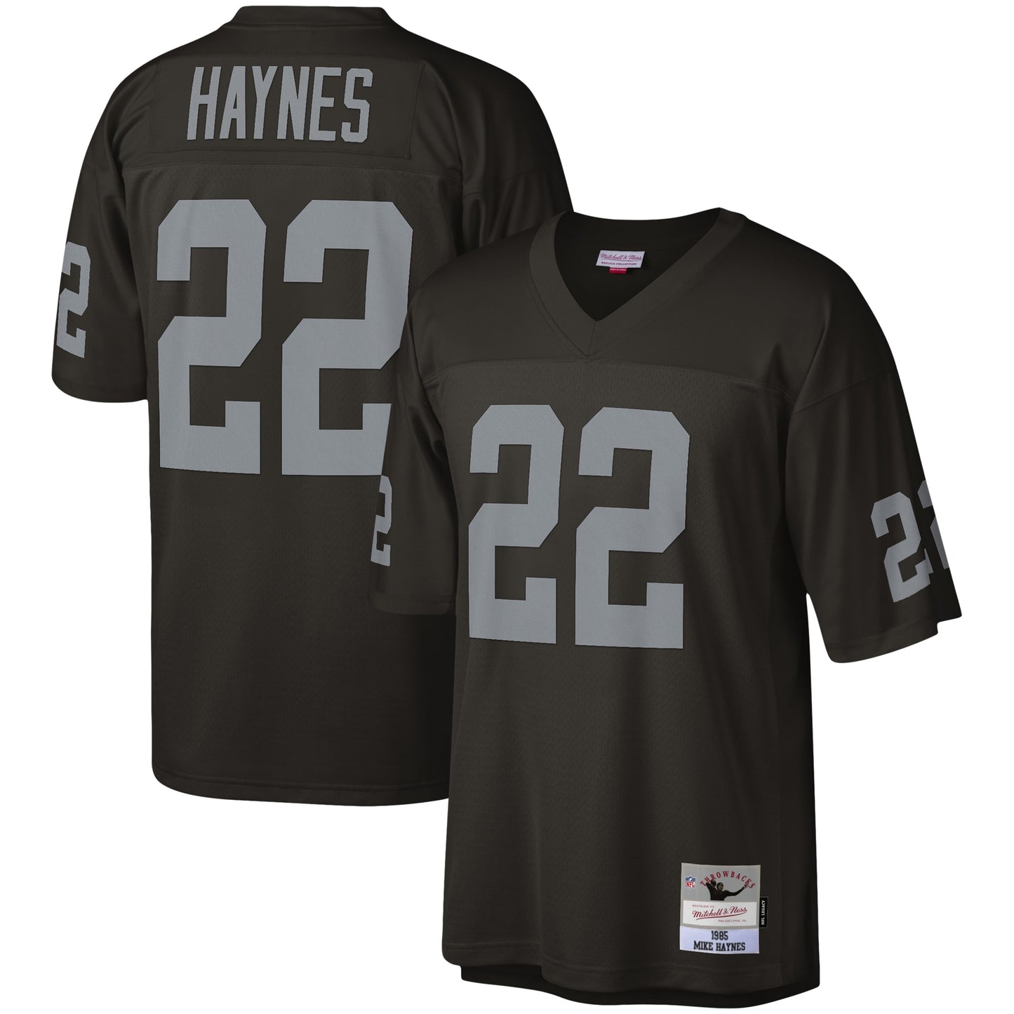 Mike Haynes Las Vegas Raiders Mitchell & Ness Legacy Replica Jersey - Black