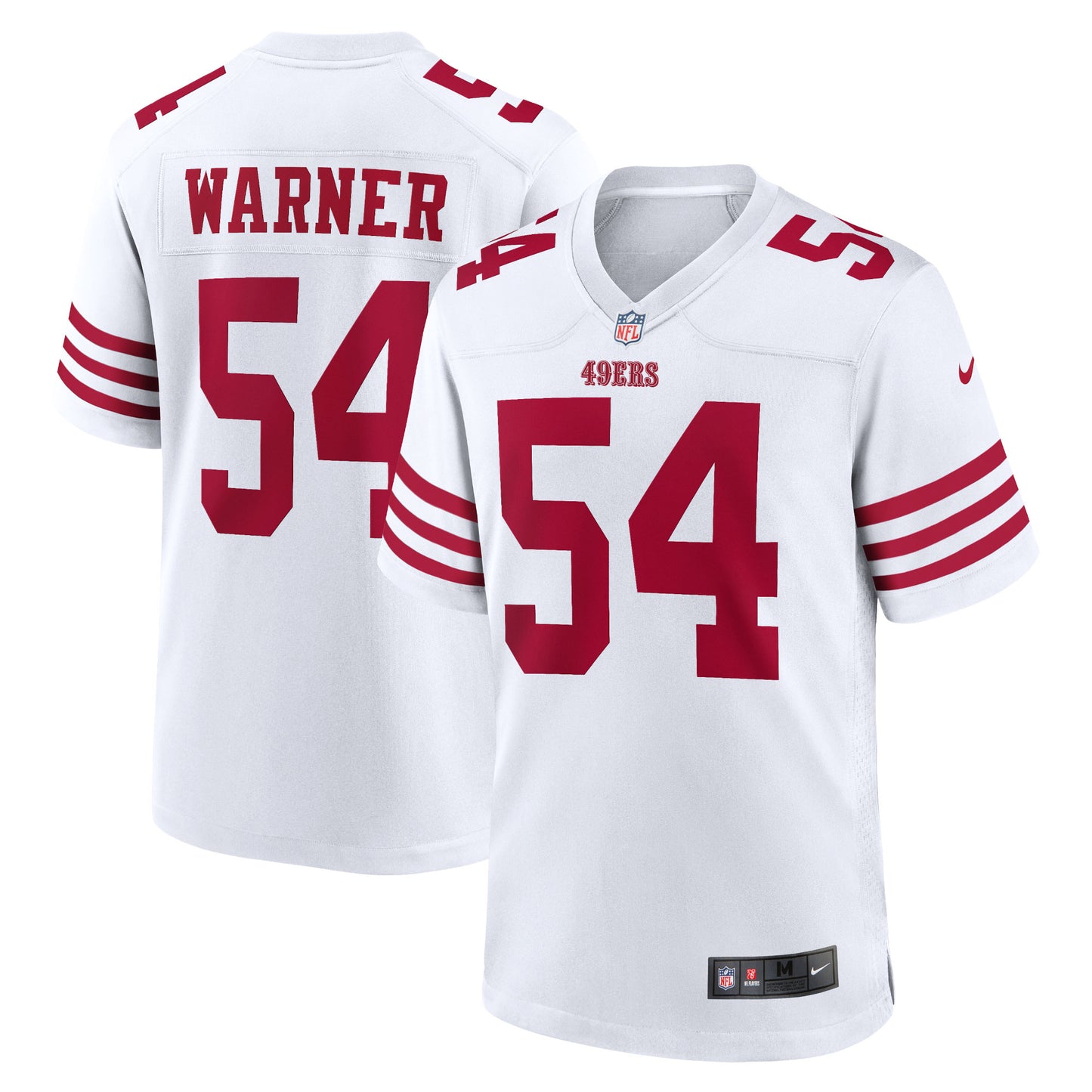 Fred Warner San Francisco 49ers Nike Women's Team Game Player Jersey - White