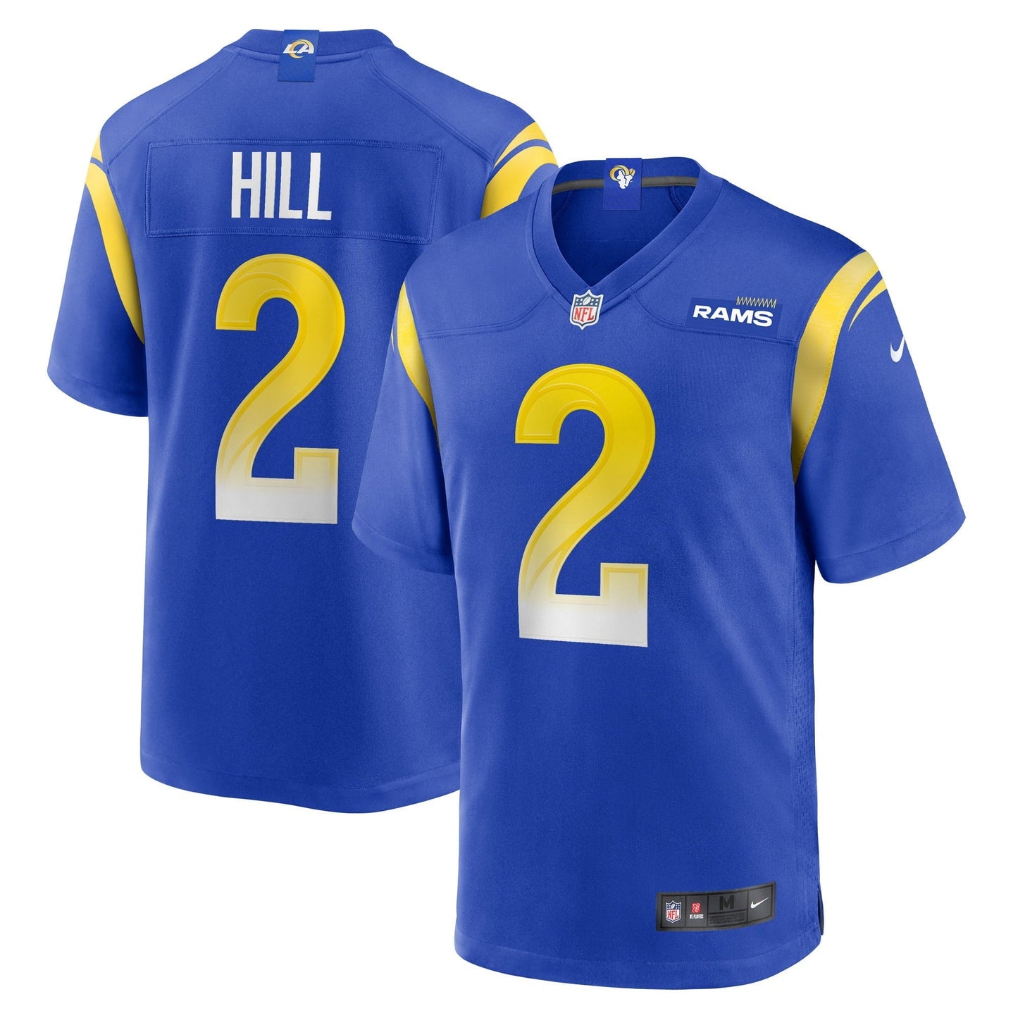 Men's Nike Troy Hill Royal Los Angeles Rams Game Player Jersey