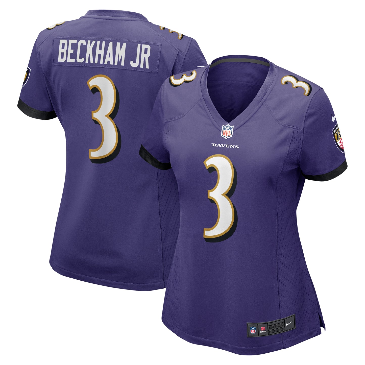 Odell Beckham Jr. Baltimore Ravens Nike Women's Game Jersey - Purple