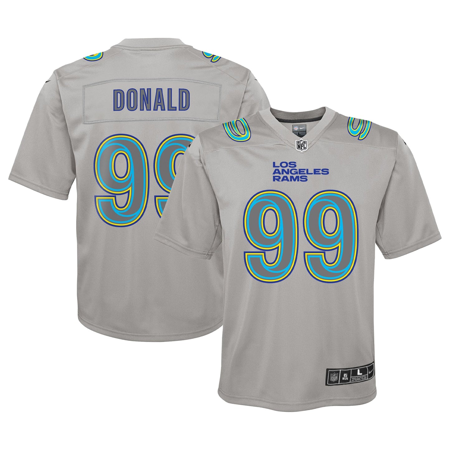 Aaron Donald Los Angeles Rams Nike Youth Atmosphere Game Jersey - Gray