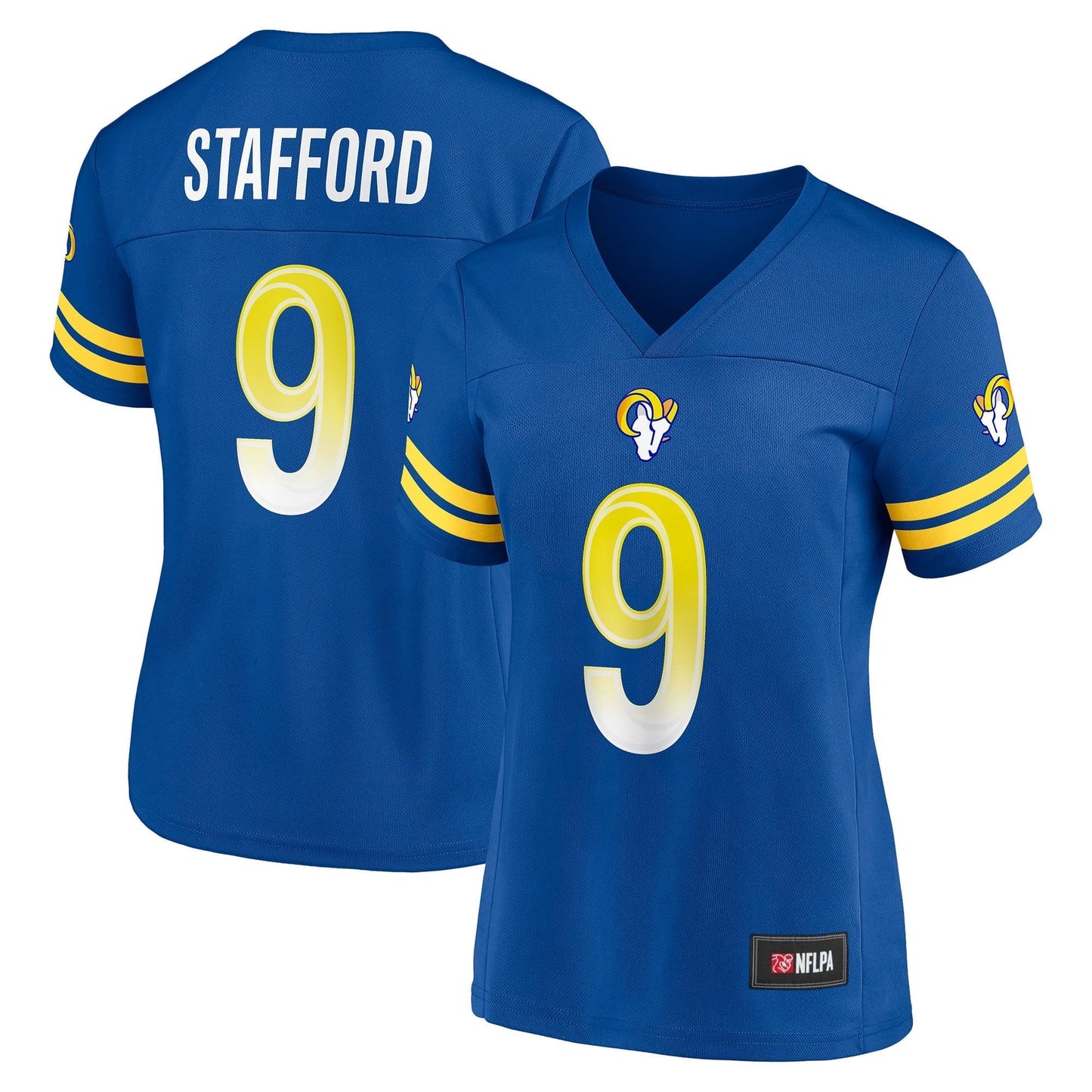 Women's Fanatics Branded Matthew Stafford Royal Los Angeles Rams Game Time Player Jersey