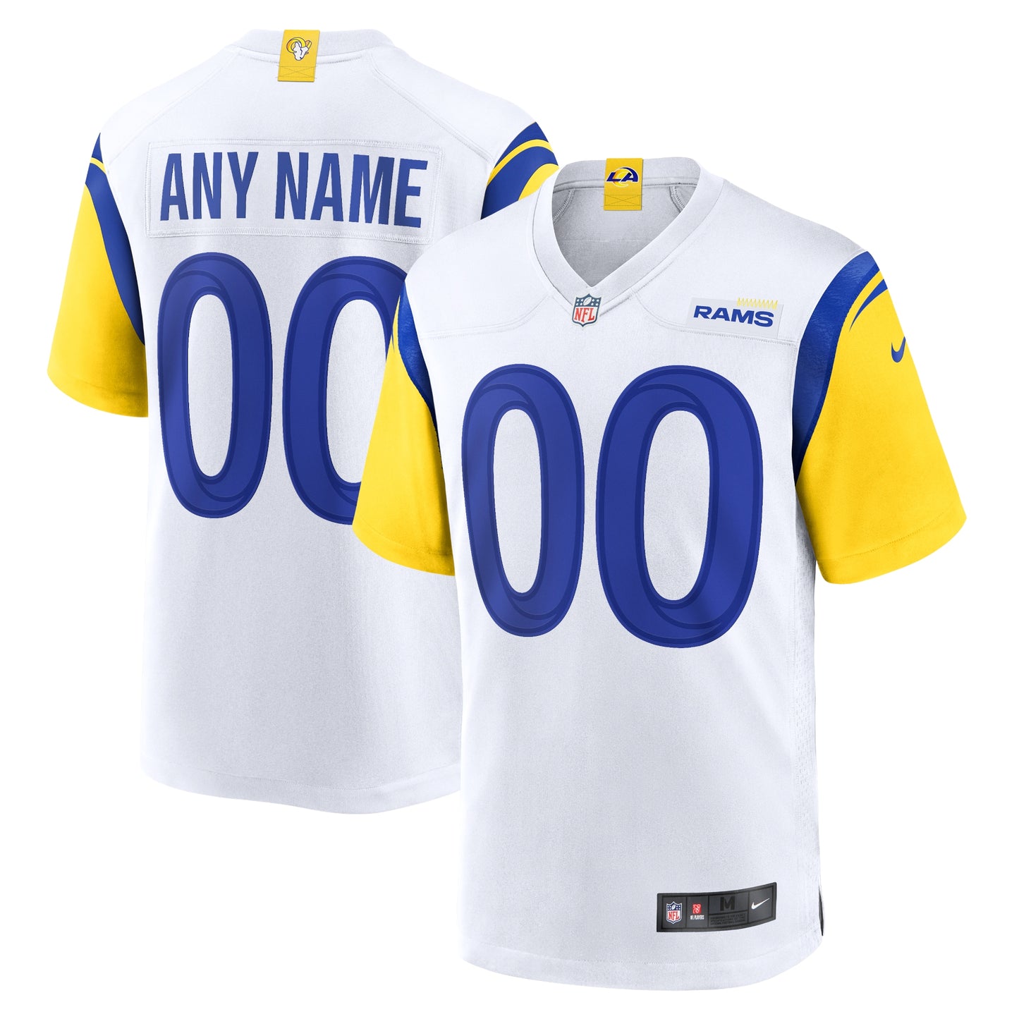 Los Angeles Rams Nike Alternate Custom Jersey - White