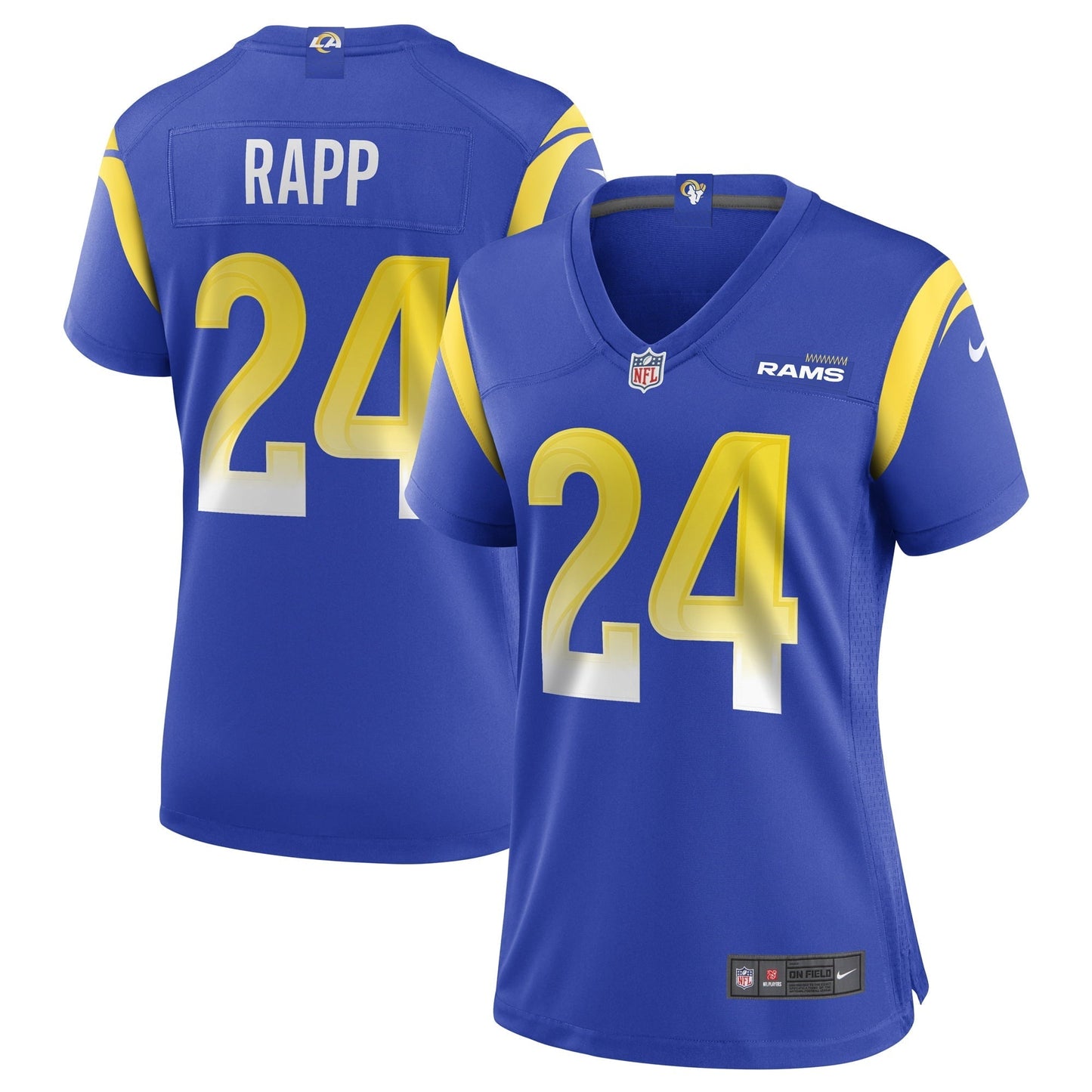 Women's Nike Taylor Rapp Royal Los Angeles Rams Game Jersey