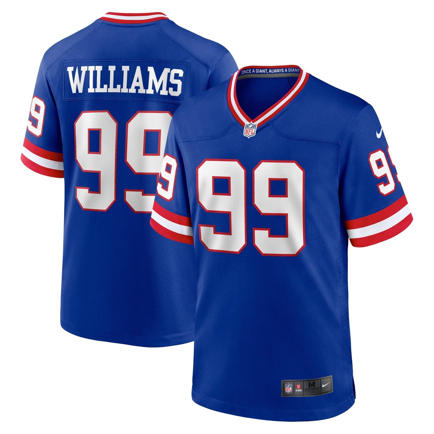 Men's Nike Leonard Williams Royal New York Giants Classic Player Game Jersey
