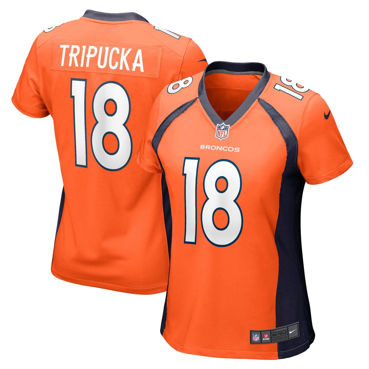 Women's Nike Frank Tripucka Orange Denver Broncos Retired Player Jersey