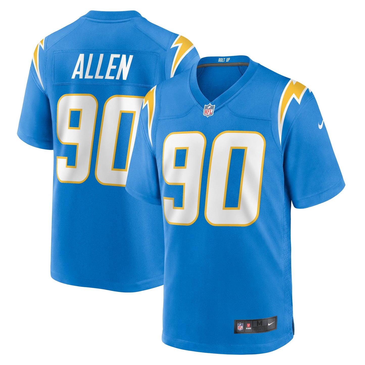 Brevin Allen Los Angeles Chargers Nike Team Game Jersey -  Powder Blue