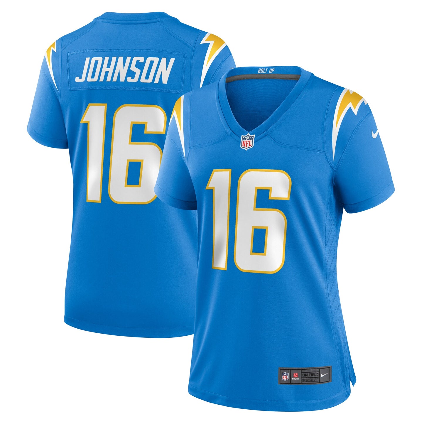 Tyler Johnson Los Angeles Chargers Nike Women's Team Game Jersey -  Powder Blue
